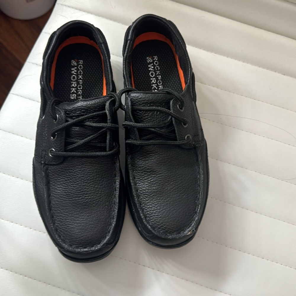 Rockport steel tip work shoes 9W